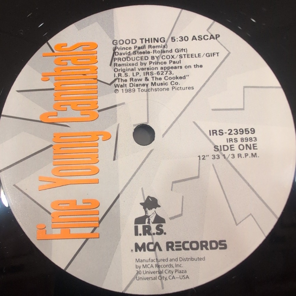 Fine Young Cannibals Good Thing 12 Vinyl Prince Paul Remix Promo IRS-23959 1989 - Picture 6 of 8